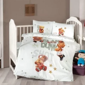 Комплект дитячої постільної білизни в ліжечко First Choice Baby 100х150 Сатін-Digital Клео