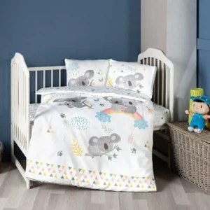 Комплект дитячої постільної білизни в ліжечко First Choice Baby 100х150 Сатін-Digital Коала