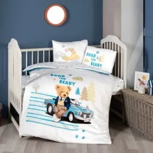 Комплект дитячої постільної білизни в ліжечко First Choice Baby 100х150 Сатін-Digital Монті