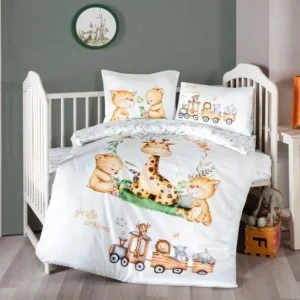 Комплект дитячої постільної білизни в ліжечко First Choice Baby 100х150 Сатін-Digital Райлі