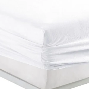 Простирадло на гумці  Kayra lux Трикотажне  140 х 200 см.+25 см Білий