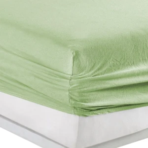 Простирадло на гумці  Kayra lux Трикотажне  140 х 200 см.+25 см Салатовий