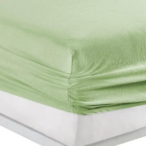 Простирадло на гумці  Kayra lux Трикотажне  180 х 200 см.+25 см Салатовий