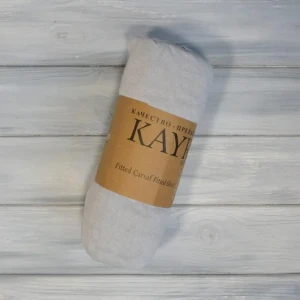 Простирадло на гумці  Kayra  Трикотажне  140 х 200 см.+25 см Світло-сірий