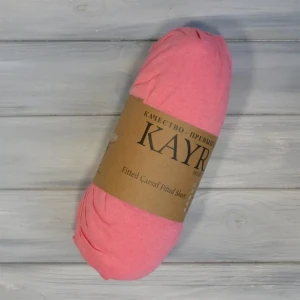 Простирадло на гумці  Kayra  Трикотажне  160 х 200 см.+25 см Малиновий