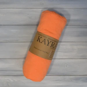 Простирадло на гумці  Kayra  Трикотажне  160 х 200 см.+25 см Оранжевий