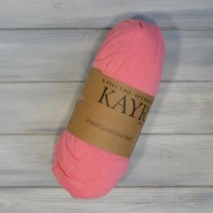 Простирадло на гумці  Kayra  Трикотажне  200 х 220 см.+25 см Малиновий