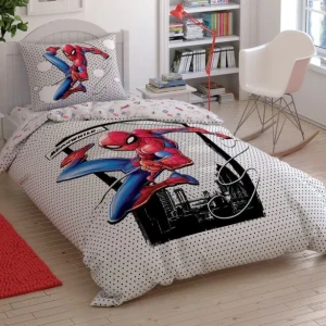 Комплект дитячої постільної білизни  TAC  Полуторний 160х220 см Ранфонс Людина-павук