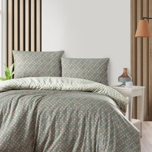 Постільна білизна First Choice Ранфорс Homesko Сімейний 160 х 220 см Елдон Зелена