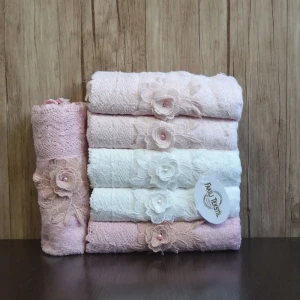 Набір  бамбукових рушників для обличчя Fakili 50см х 90см 6 шт Lena