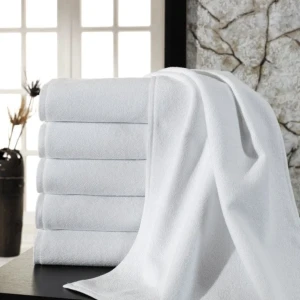 Рушник махровий банний 70см х 140см Білий готельний