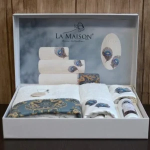 Подарунковий набір рушників La Maison, 3 шт. з ароматом для будинку Tery