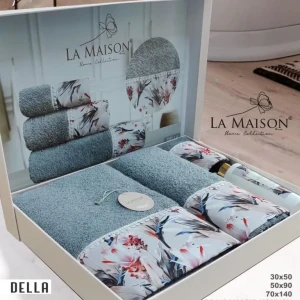 Подарунковий набір рушників La Maison, 3 шт. з ароматом для будинку Irmak