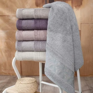 Набір бамбукових банних рушників  Pupilla 70см х 140 см Кристалл