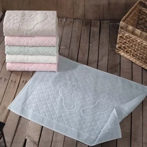 Набір махрових  рушників для ніг Pupilla 50см х 70см  Аква 6шт