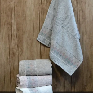 Набір махрових  рушників для лиця Pupilla 50см х 90см Пітер 4 шт