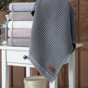 Набір банних  вафельних рушників  Pupilla 70см х 140см Манхеттен 6шт