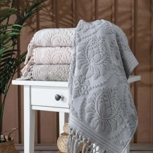 Набір банних  махрових рушників  Pupilla 70см х 140см Перла 4 шт