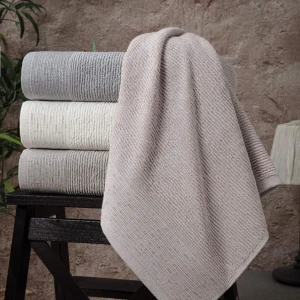 Набір банних  махрових рушників  Pupilla 70см х 140см Седеф 4 шт