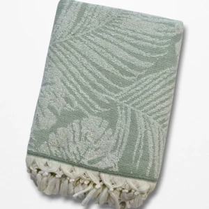 Пляжний рушник пештемаль Pupilla Філіппіни Зелений — 90x170 см, 100% бавовна, Туреччина