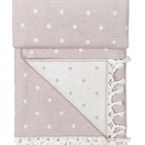 Пляжний рушник пештемаль Pupilla Поні Бузковий — 90x170 см, 100% бавовна, Туреччина