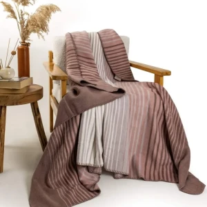 Плед Pupilla Wona Коричневий  — великий плед 160×220 см, бавовна та акрил