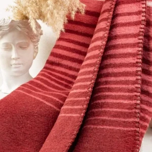 Плед Pupilla Wona Червоний — великий плед 160×220 см, бавовна та акрил