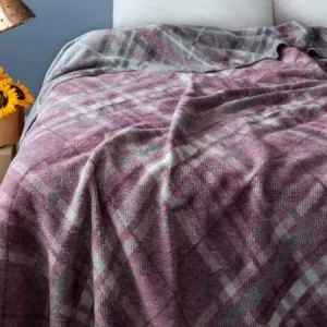 Плед Pupilla Sheggy Рожевий — великий плед 200×220 см, бавовна та акрил