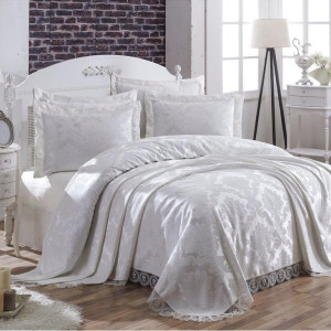 Покривало Gardine's Diana Євро 240х260 Кремовий