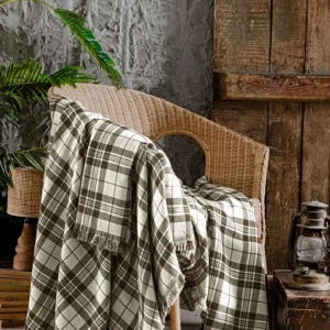 Плед бавовняний First Choice  240х220 см Коричневий