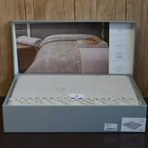 Покривало Pupilla Fruit Keten Євро 220 х 240 см Махра Бежевий