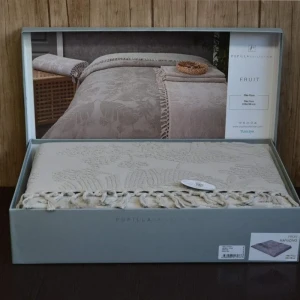 Покривало Pupilla Fruit Kapucino Євро 220 х 240 см Махра Мокко