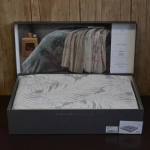 Покривало Pupilla Filipin  Євро 220 х 240 см Махра Бежевий