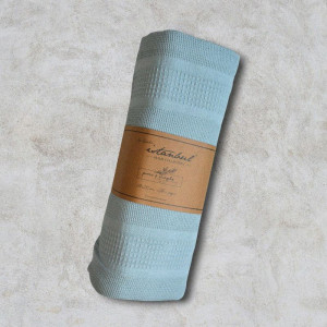 Покривало Iyi Geceler Istanbul  Aqua Marine Євро 210×230 см Бавовна Бірюзовий