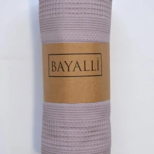 Покривало Bayalli Євро 200×230 см Бавовна Бузковий