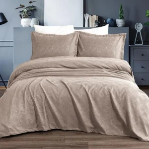 Покривало Modabox Belkis Євро 240х260 см Шеніл Бежевий