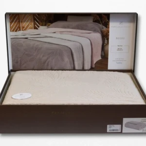 Покривало Pupilla Rossi Євро 220 х 240 см Махра Пудровий