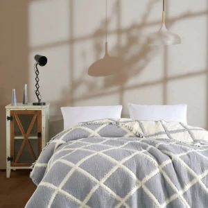 Муслінове покривало MOSS Ivory Muslin Євро 230 х 250 см Муслін Сірий