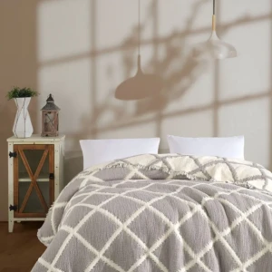 Муслінове покривало MOSS Ivory Muslin Kahve Євро 230 х 250 см Муслін Коричневий