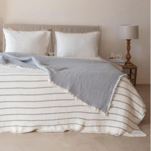 Муслінове покривало MOSS Exclusive Muslin Полуторний 170 х 230 см Муслін Сірий