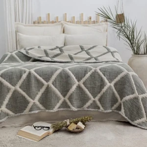 Покривало муслінове Saheser Савіо 220 х 240 см Зелене