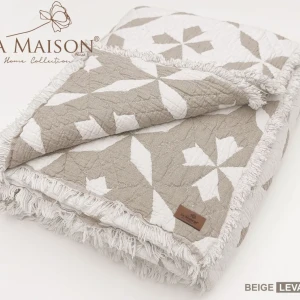 Покривало муслінове La Maison 220 х 240 см Бежеве