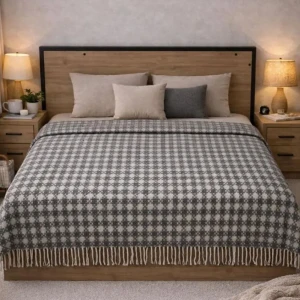 Покривало бавовняне Saheser 200х220 см Антрацит