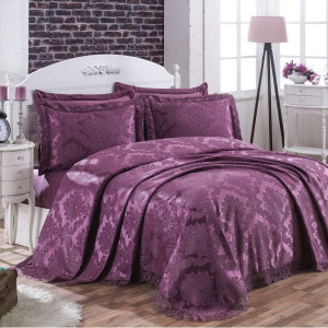 Покривало Gardine's – Diana Євро 240х260 см Фіолетовий